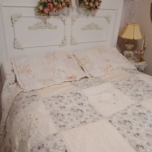 SIMPLY SHABBY CHIC PAIR STANDARD PILLOW SHAMS. Also Selling Matching Queen Quilt
